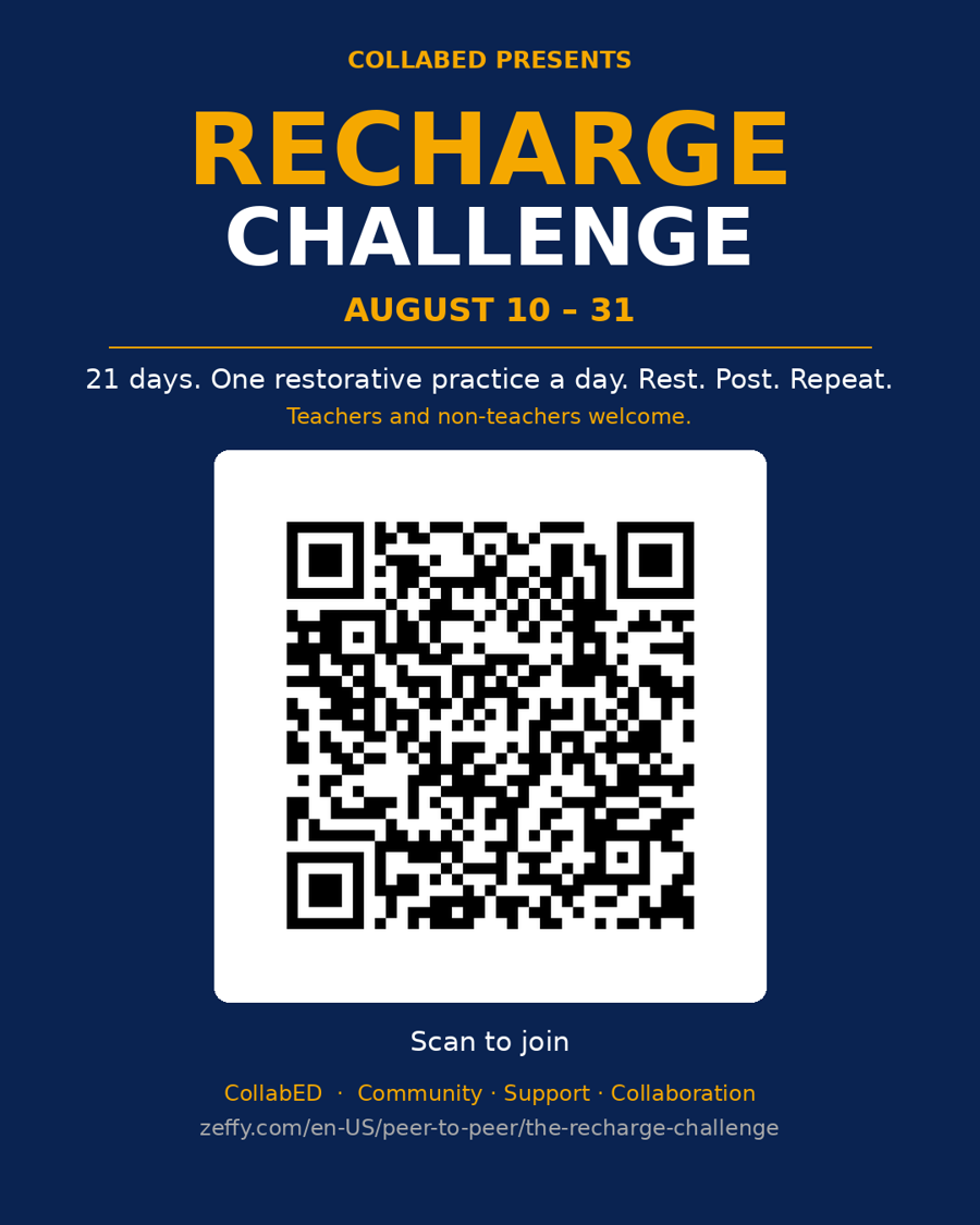 The Recharge Challenge poster